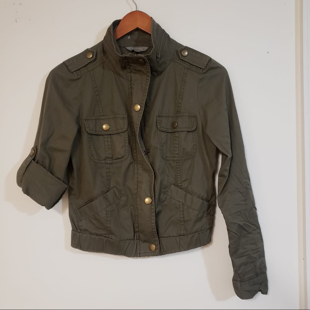 Rubbish olive green light jacket
